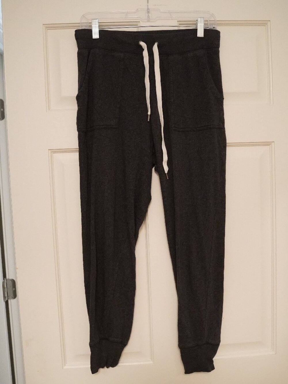 Aerie M Charcoal Gray Drawstring Jogger Athleisure Sweatpants